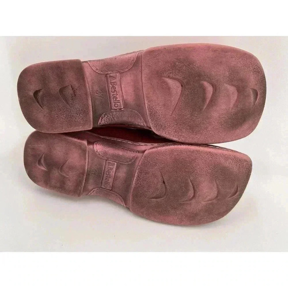 BESTELLO PAPILLON RED SLIDE ON MULE EXCELLENT CONDITION SIZE EU 37 US 6.5 UK 4.5 - Picture 7 of 9